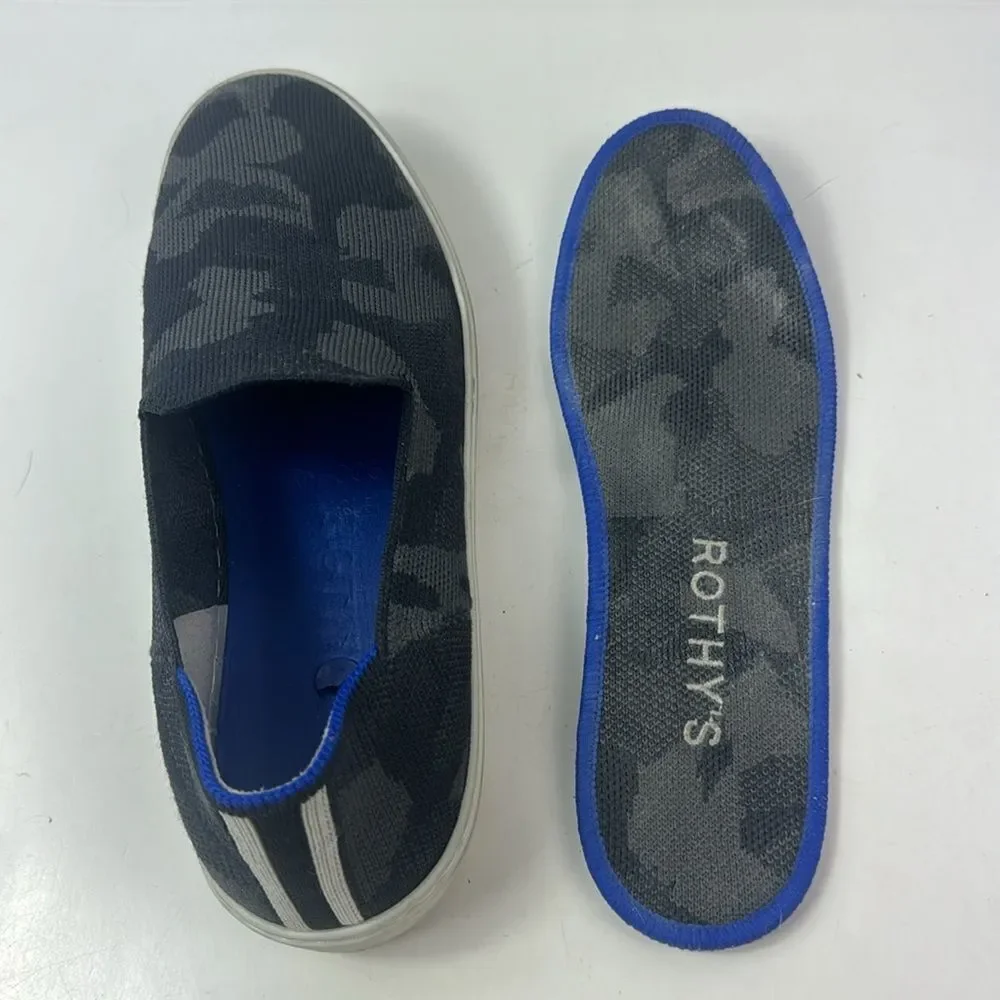 Rothys The Original Slip On Sneaker Camo‎ Knit Women’s Comfort Shoes